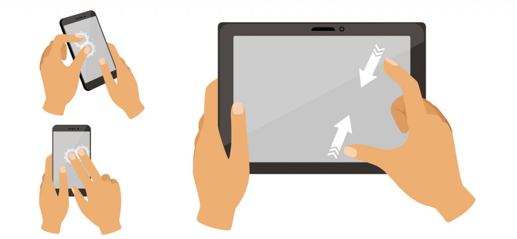 Lo standard multi-touch si è imposto “de facto” sugli smartphone e i tablet. Basti pensare alla facilità con cui allarghiamo una foto per ingrandirne un dettaglio, o come pretendiamo di andare a leggere meglio una mappa toccando due volte in rapida sequenza l’area che ci interessa